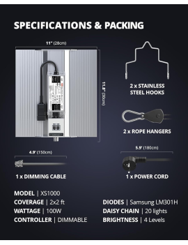 Viparspectra XS 1000/120W